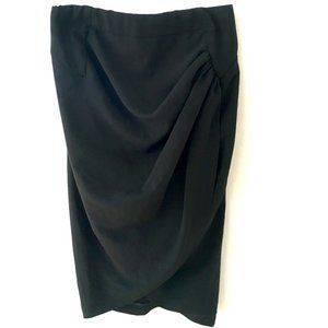Helmut Lang Draped Skirt